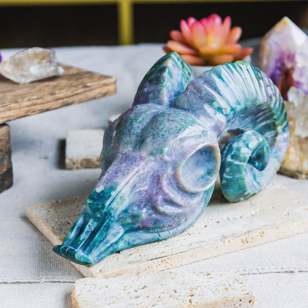 Reikistal Ocean Jasper Sheep Head