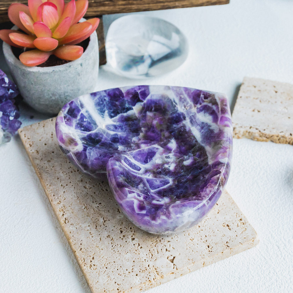 Reikistal Dream Amethyst Heart Bowl