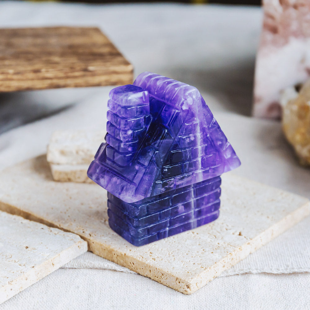 Reikistal Purple Fluorite House