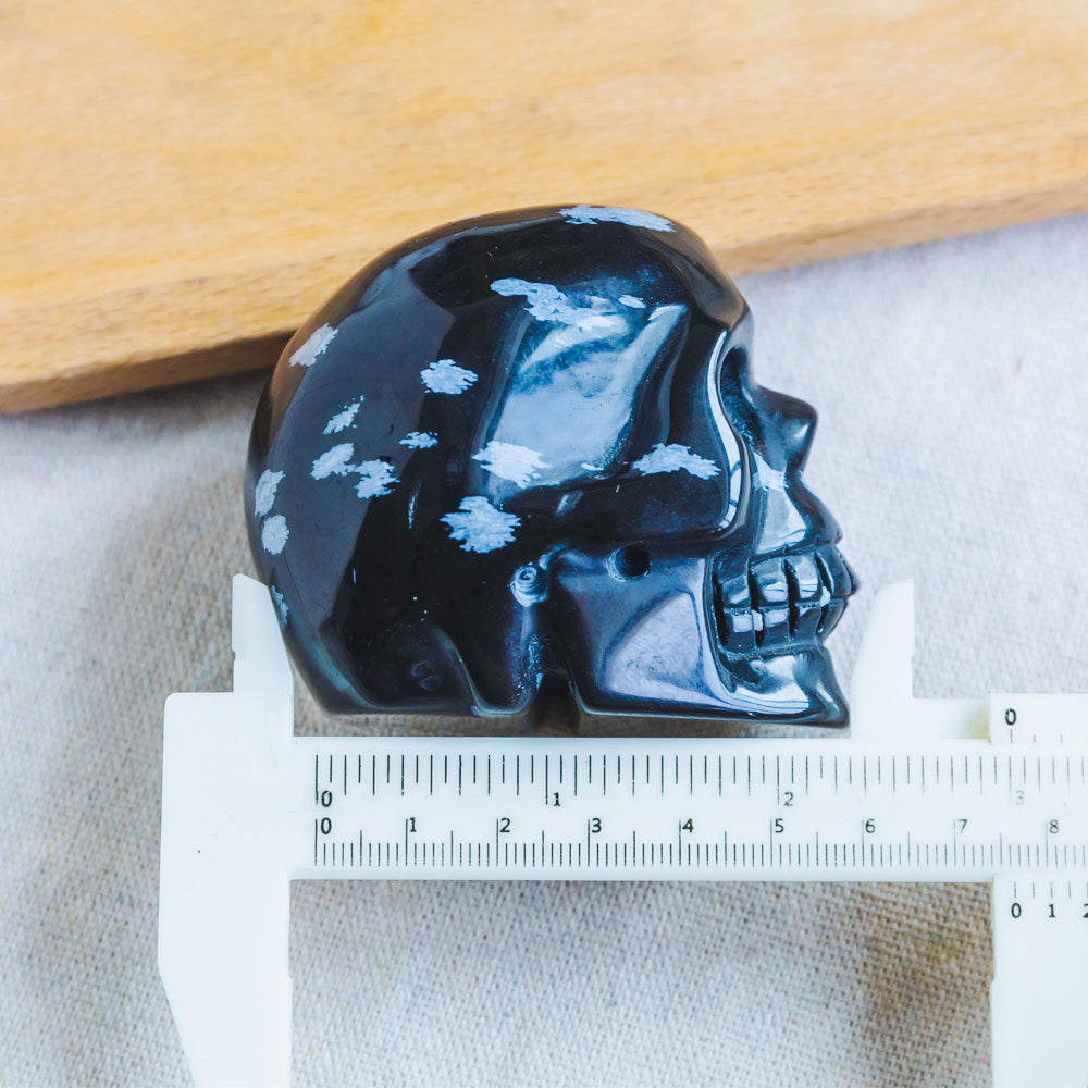 Reikistal Snowflake Obsidian Skull