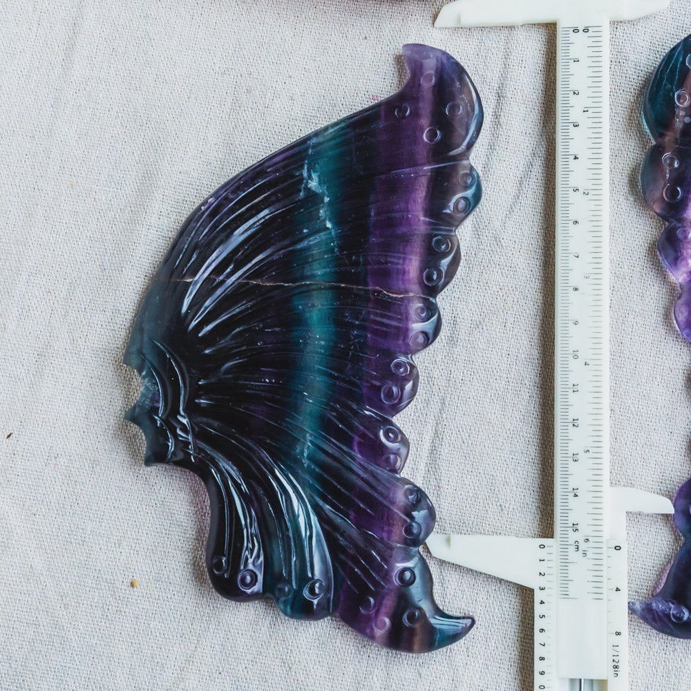 Reikistal Rainbow Fluorite Wings