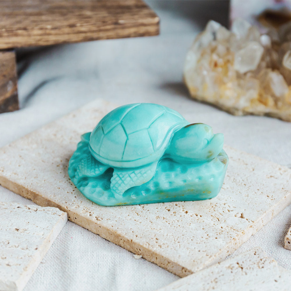 Reikistal Blue Sky Opal Turtle