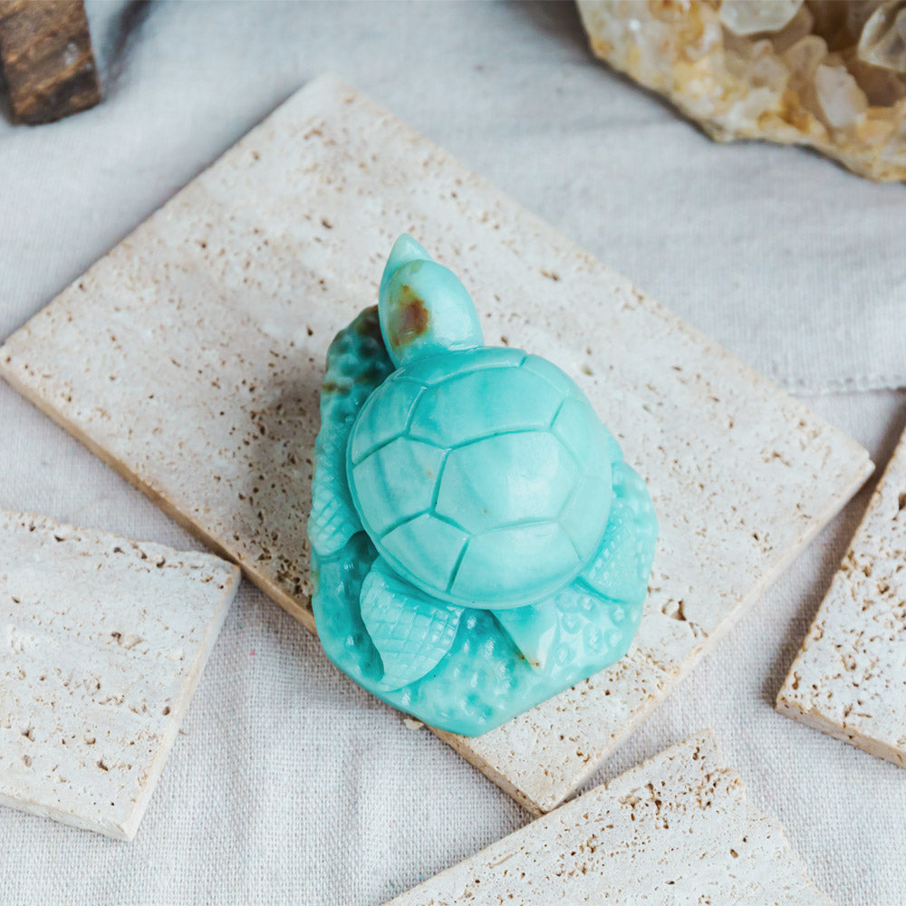 Reikistal Blue Sky Opal Turtle