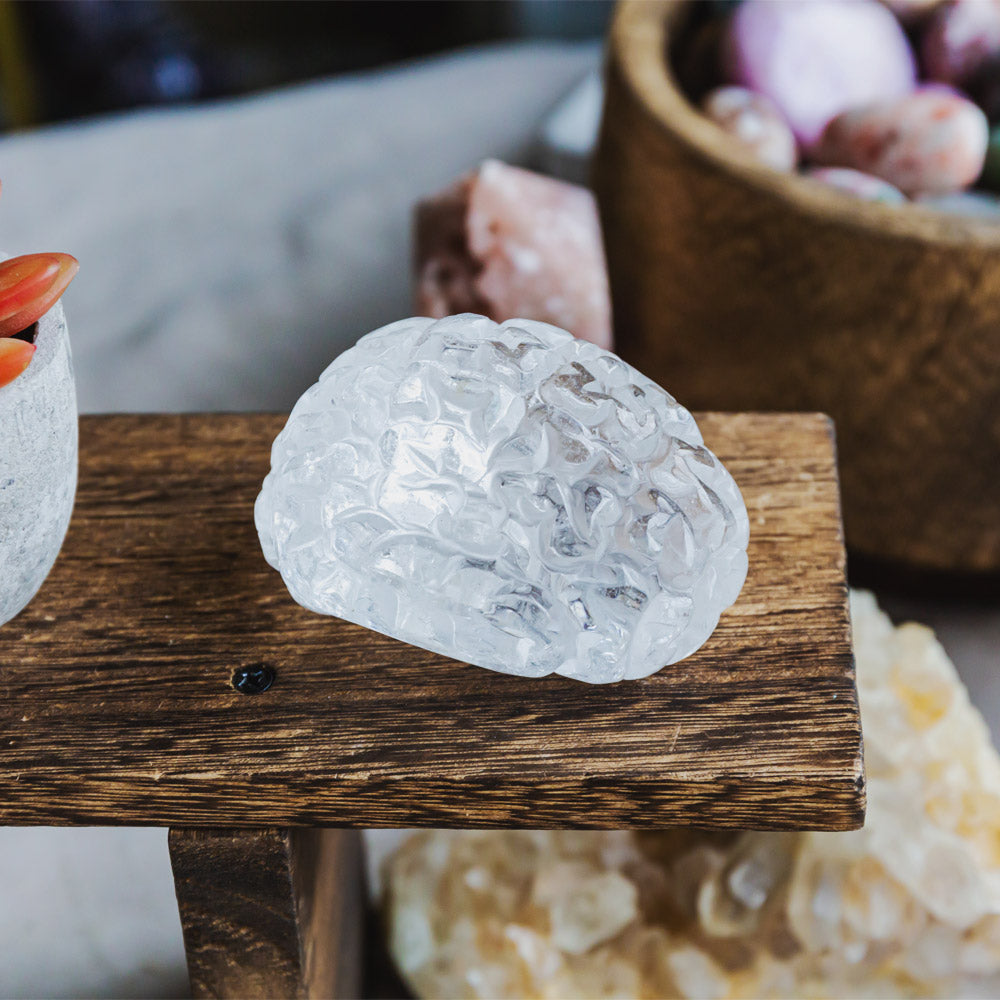 Reikistal Clear Quartz Brain