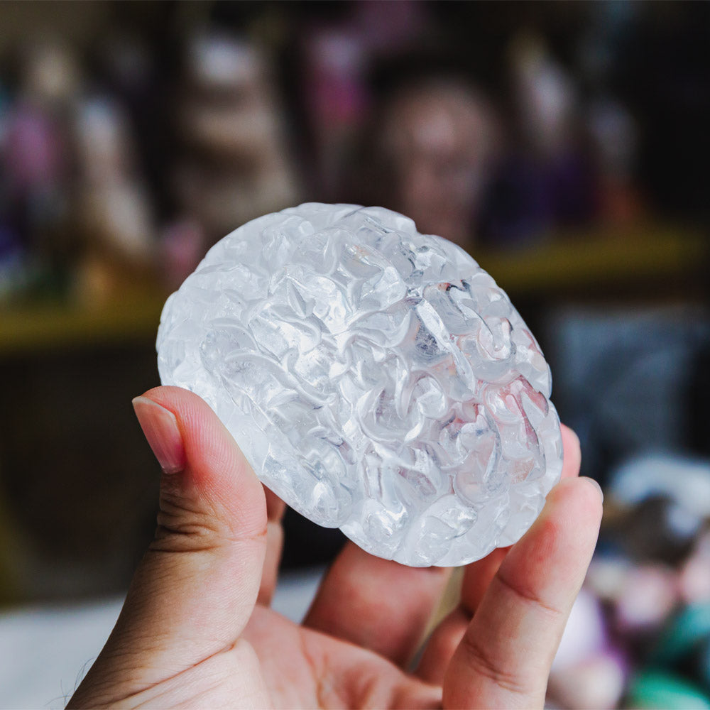 Reikistal Clear Quartz Brain