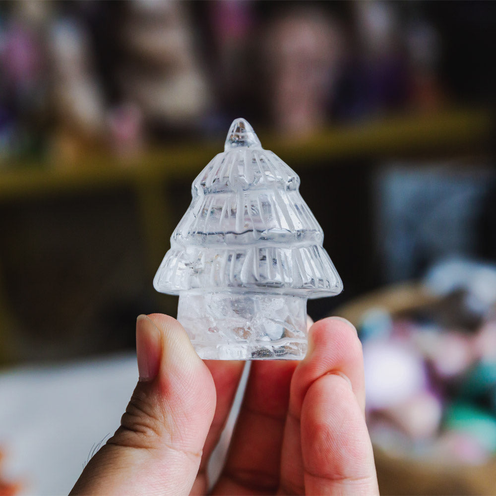 Reikistal Clear Quartz Christmas Tree