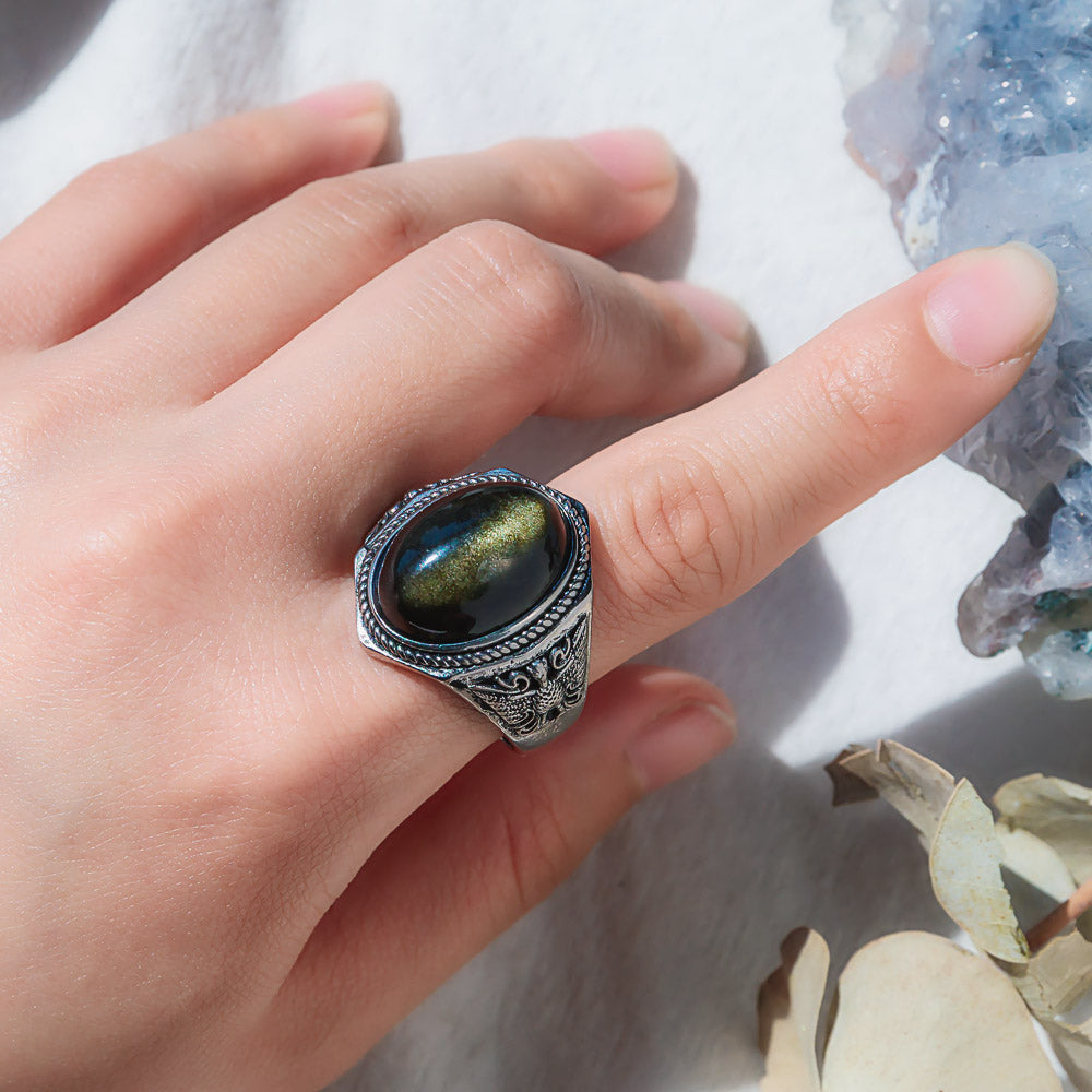 Reikicrystal Sparkle Crystal Ring Collection