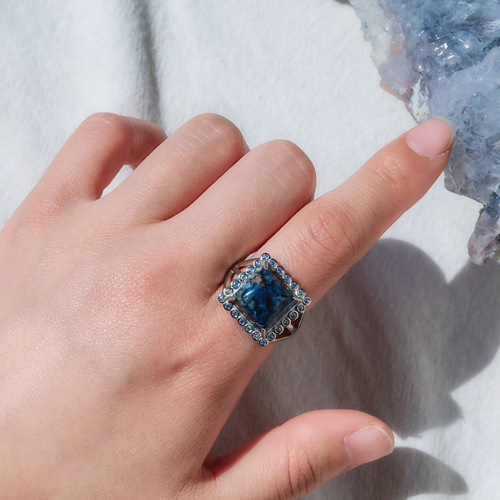 Reikicrystal Sparkle Crystal Ring Collection
