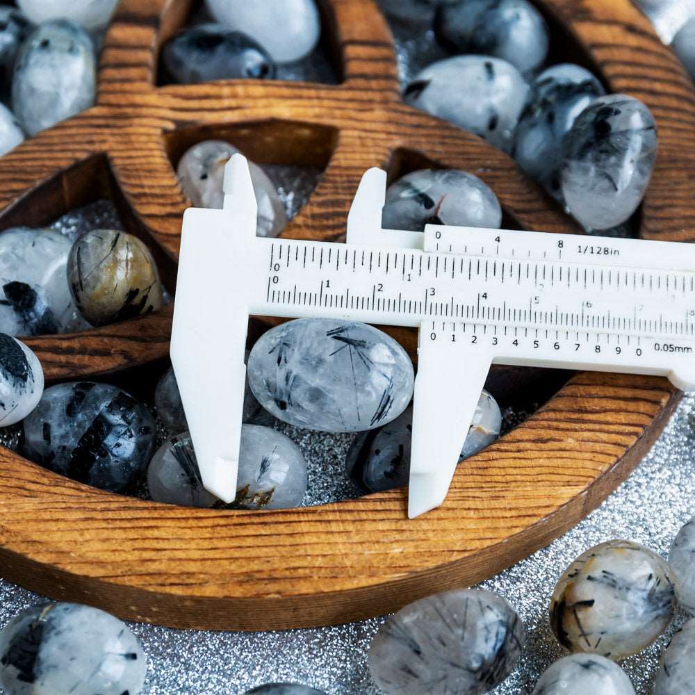 Reikistal Black Tourmaline In Quartz Tumbled Stone