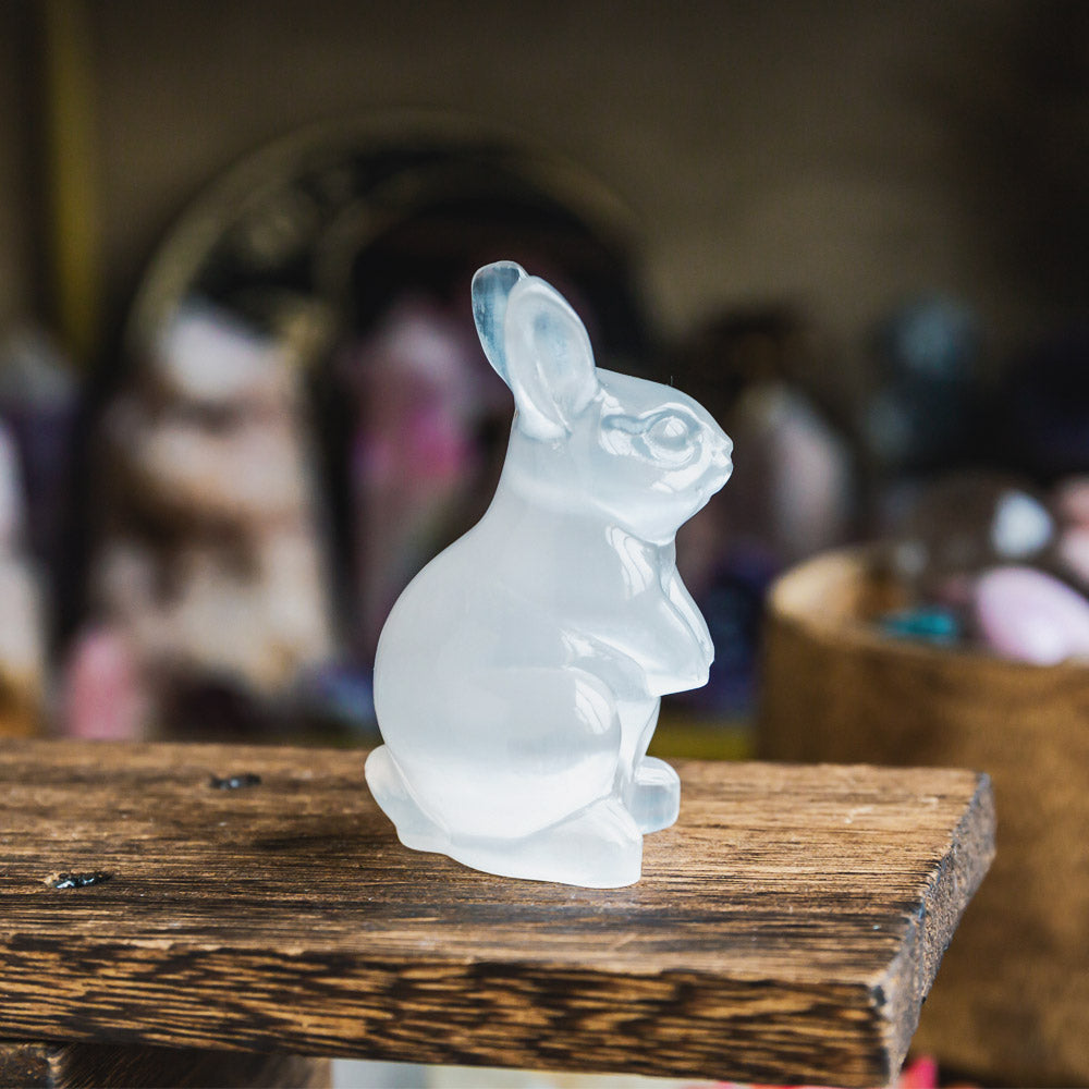 Reikistal Selenite Rabbit