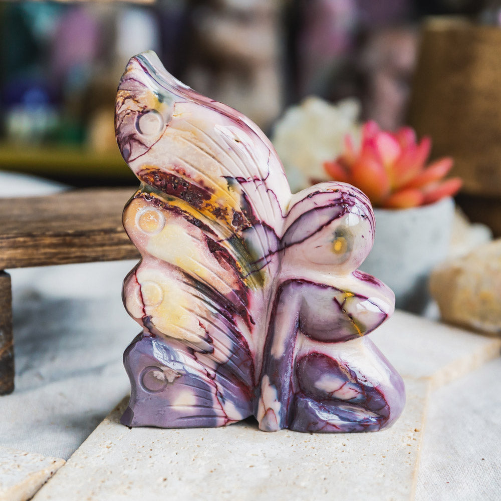 Reikistal Mookaite Jasper Butterfly Fairy