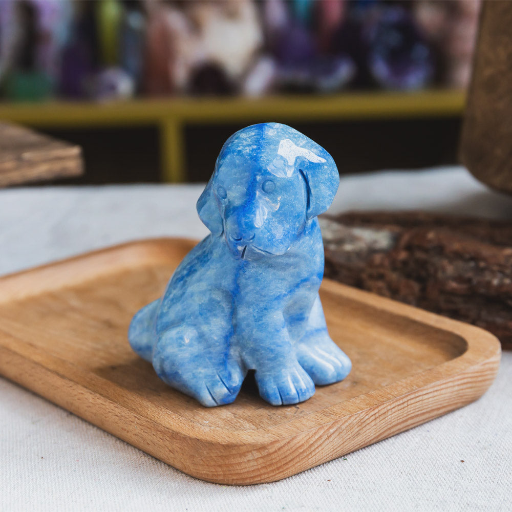 Reikistal Blue Aventurine Dog