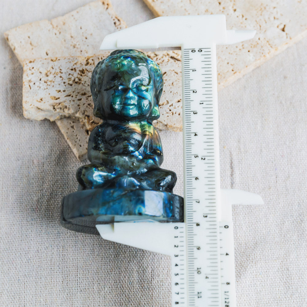 Reikistal Labradorite Baby Buddha