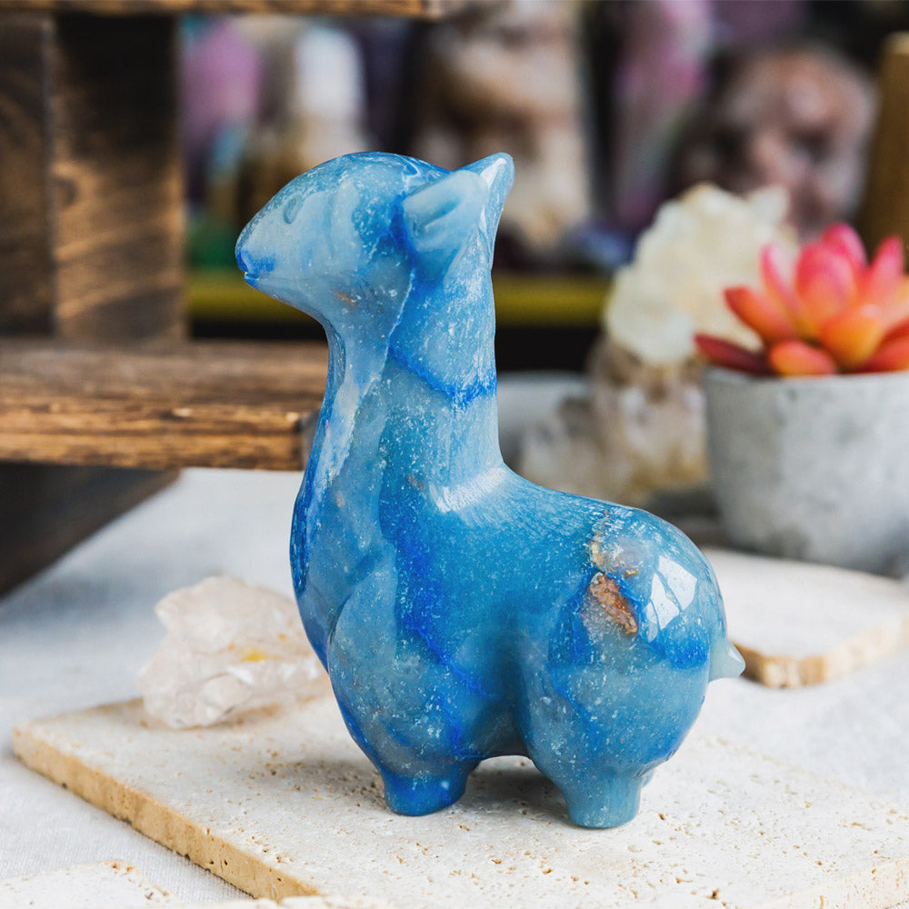 Reikistal Blue Aventurine Llama