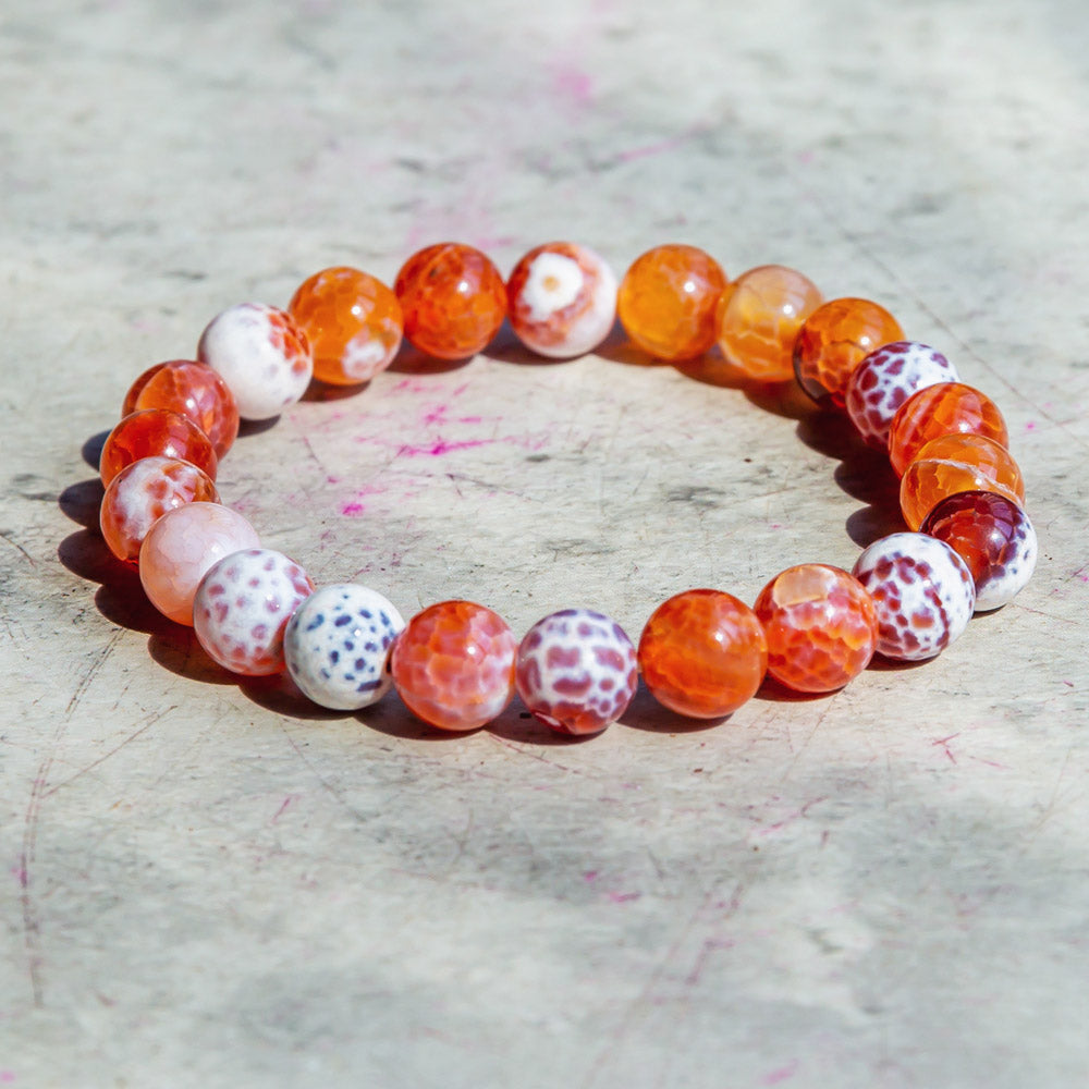 Reikistal Dragon Agate Bracelet