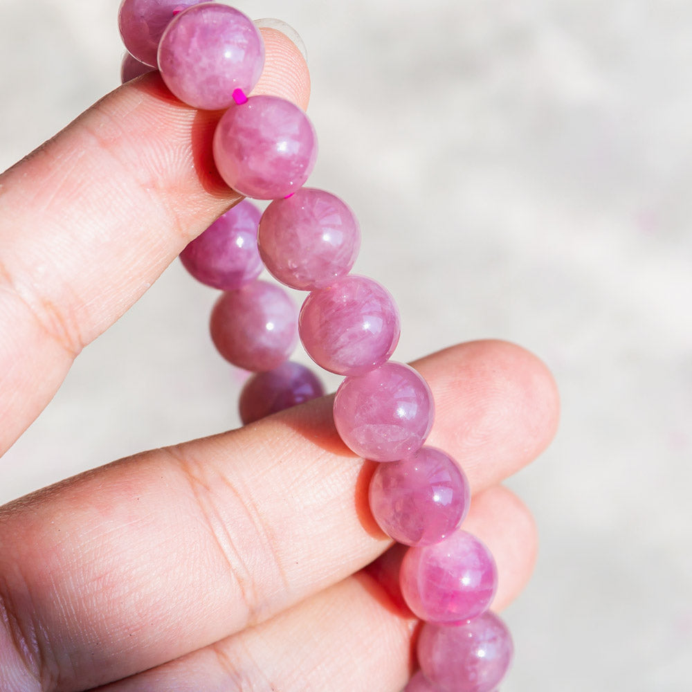 Reikistal Lavender Rose Quartz Bracelet