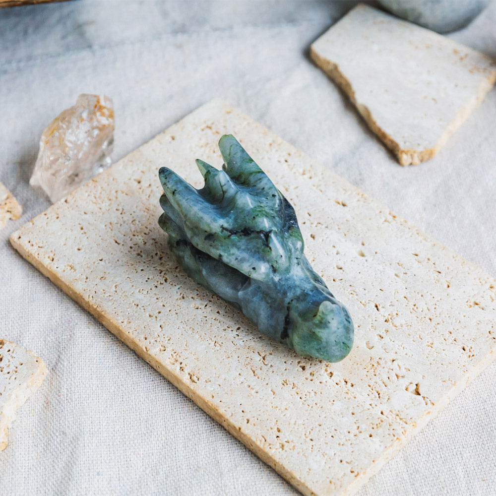 Reikistal Labradorite Dragon Head