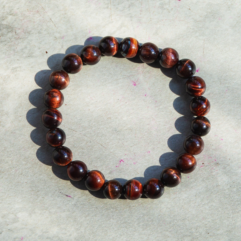 Reikistal Red Tigers Eye Bracelet