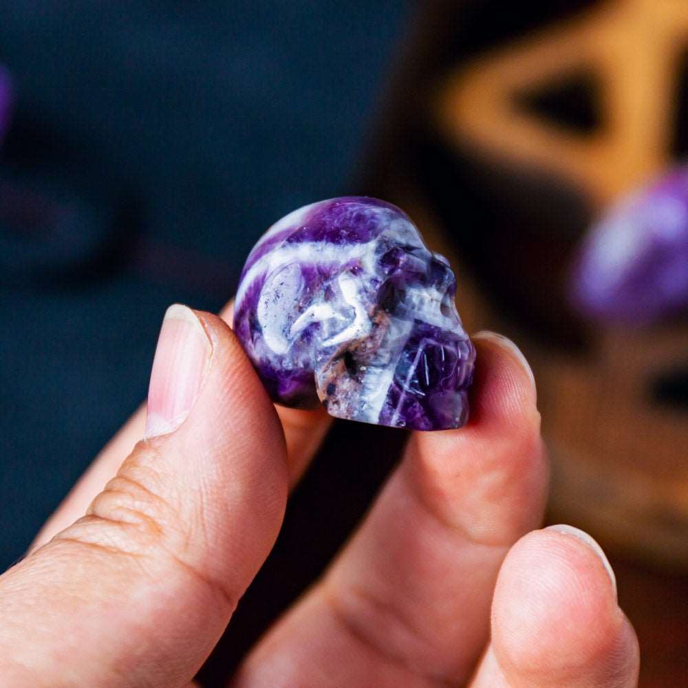 Reikistal 1'' Dream Amethyst Skull