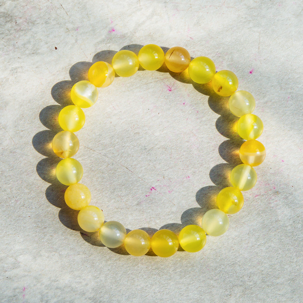 Reikistal Dryed Agate Bracelet