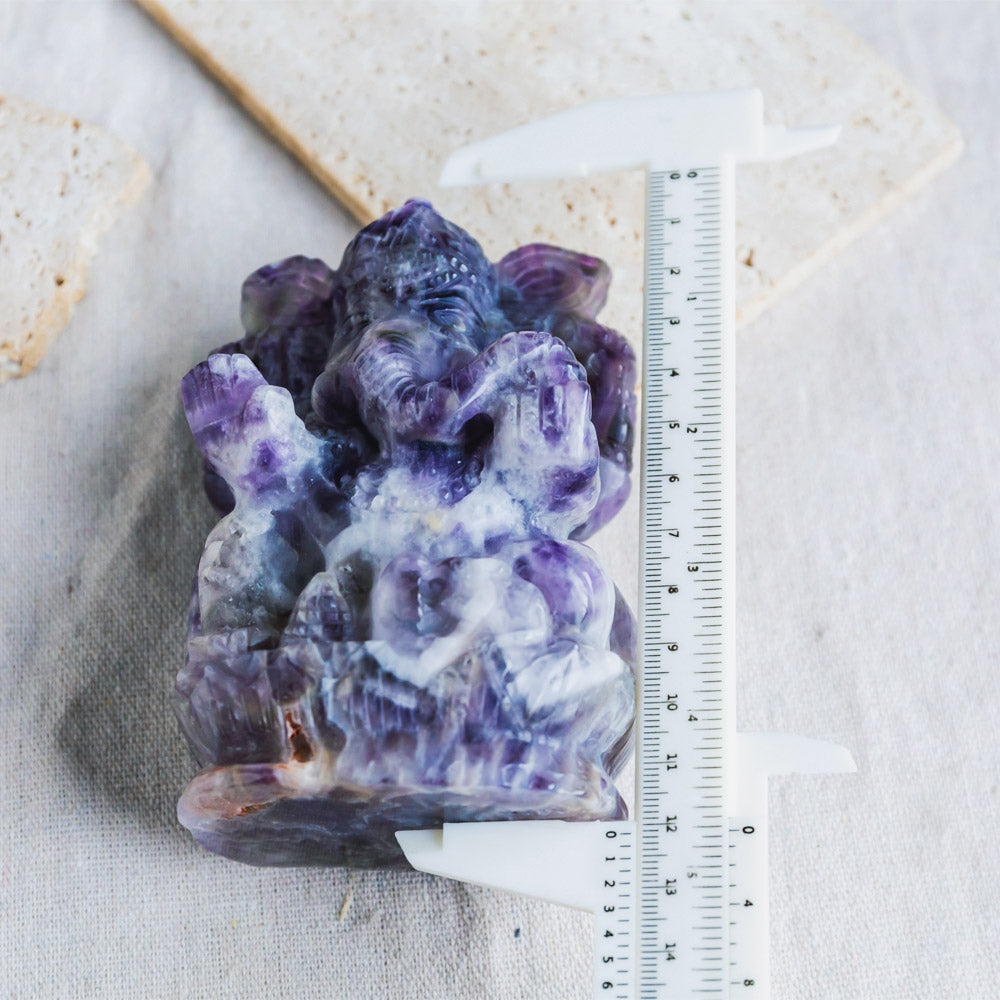 Reikistal Dream Amethyst Ganesha