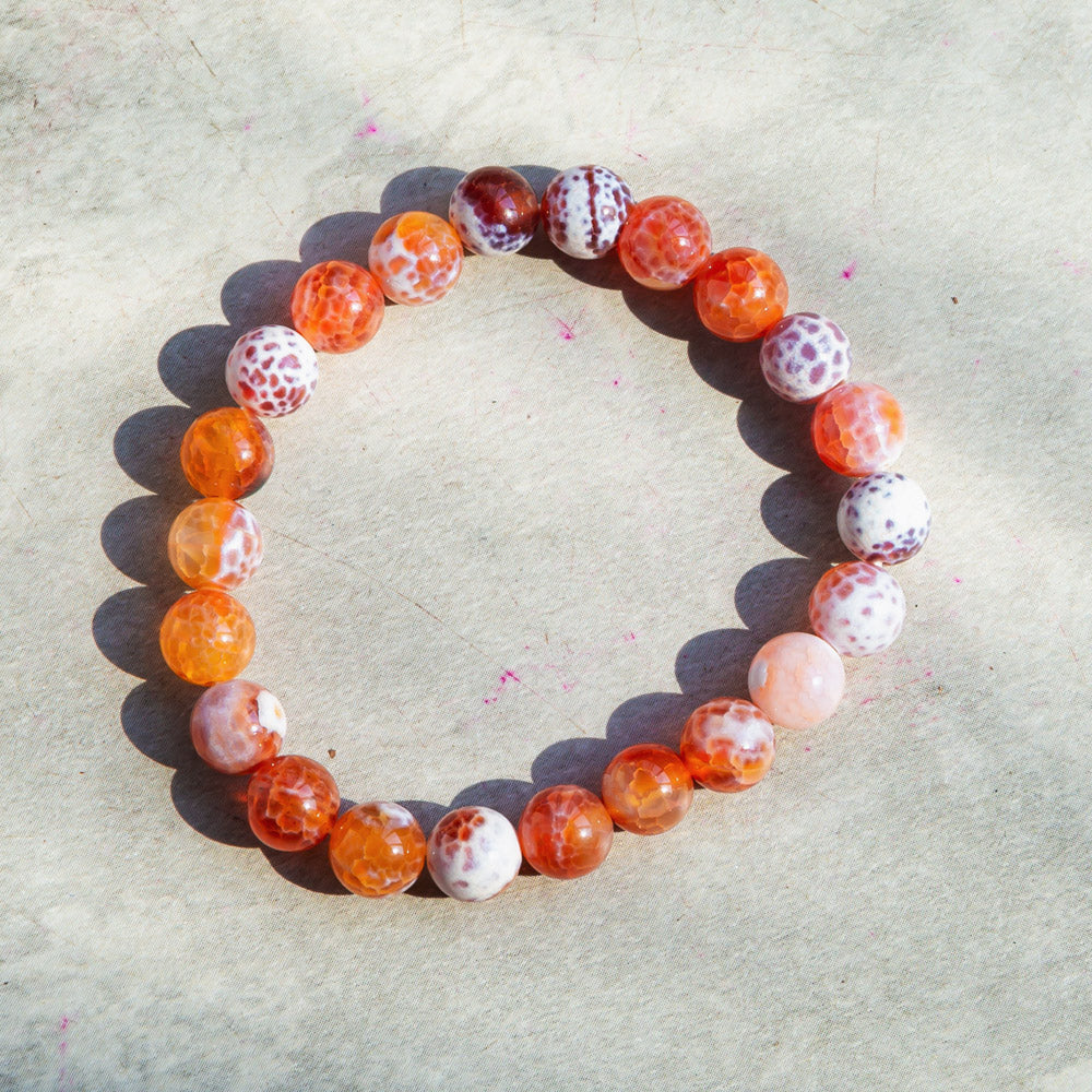 Reikistal Dragon Agate Bracelet