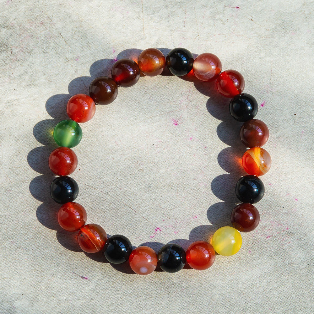 Reikistal Dryed Agate Bracelet