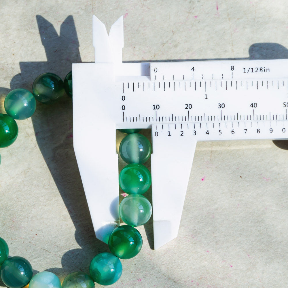 Reikistal Green Agate Bracelet