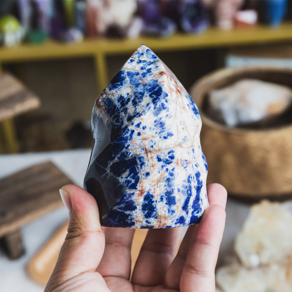 Reikistal Sodalite Flame