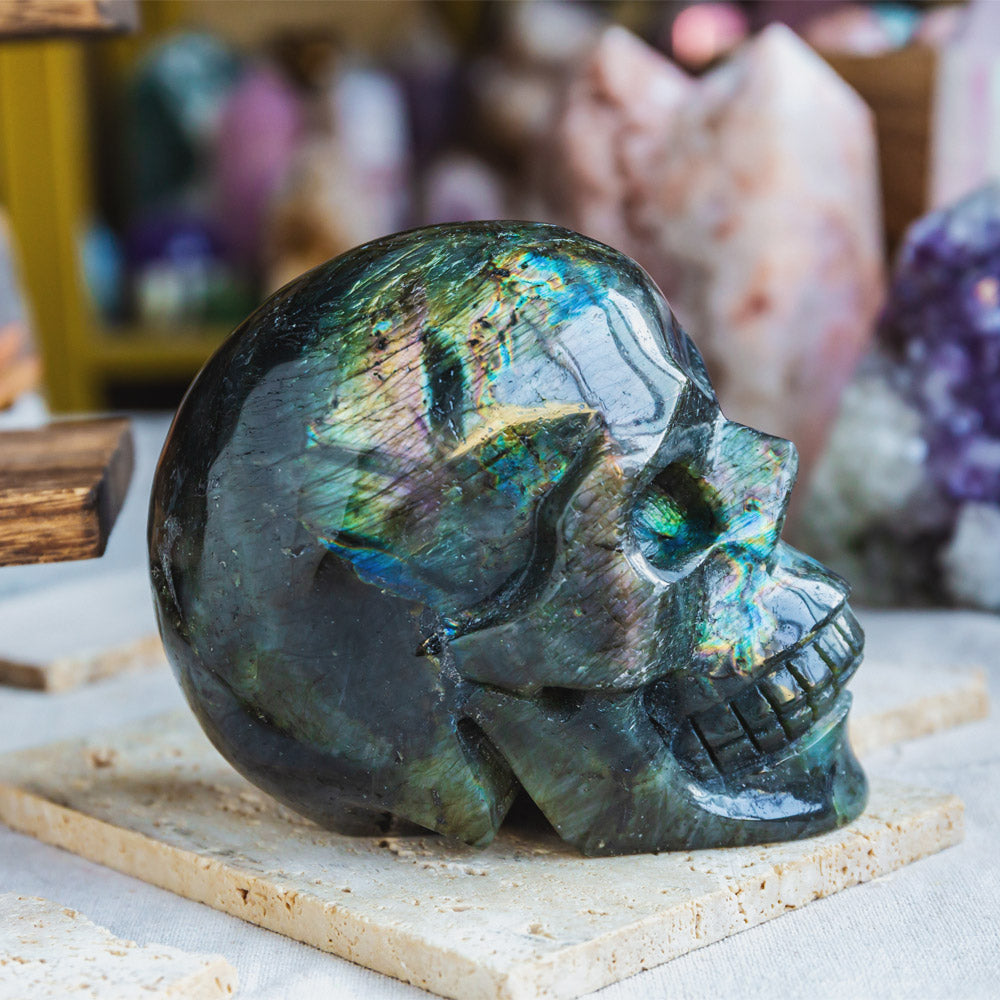 Reikistal Labradorite Skull