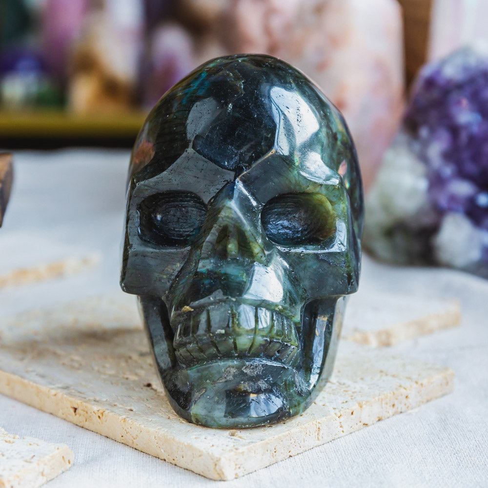 Reikistal Labradorite Skull