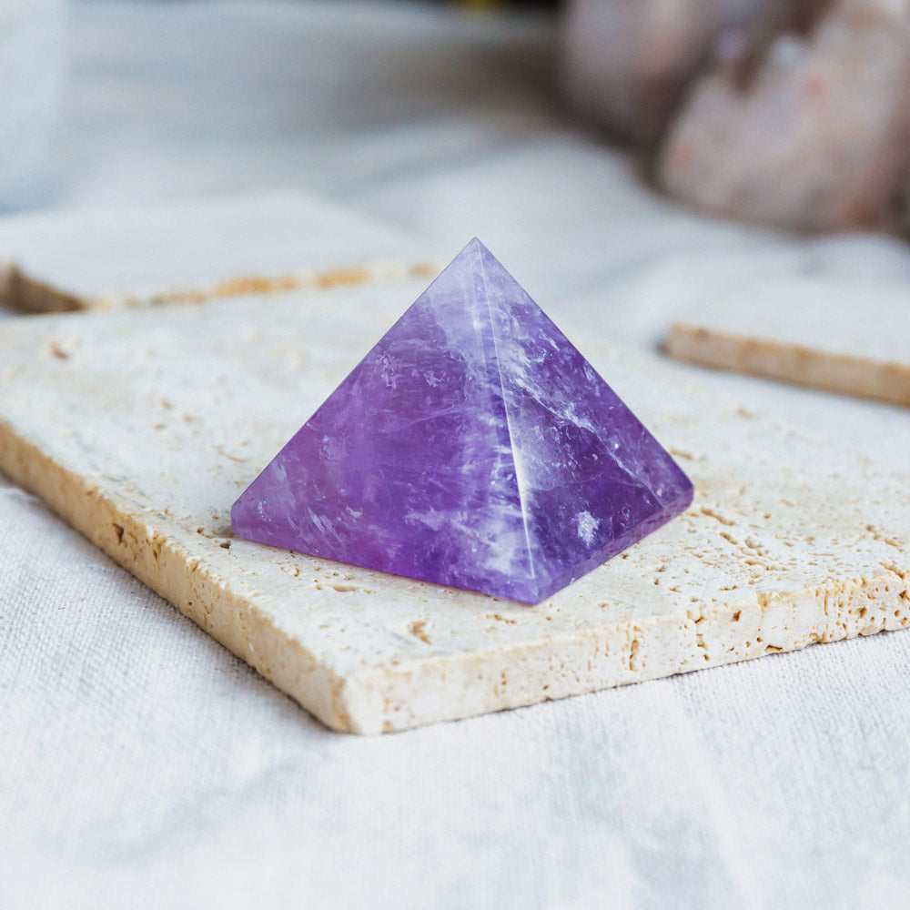 Reikistal Amethyst Pyramid