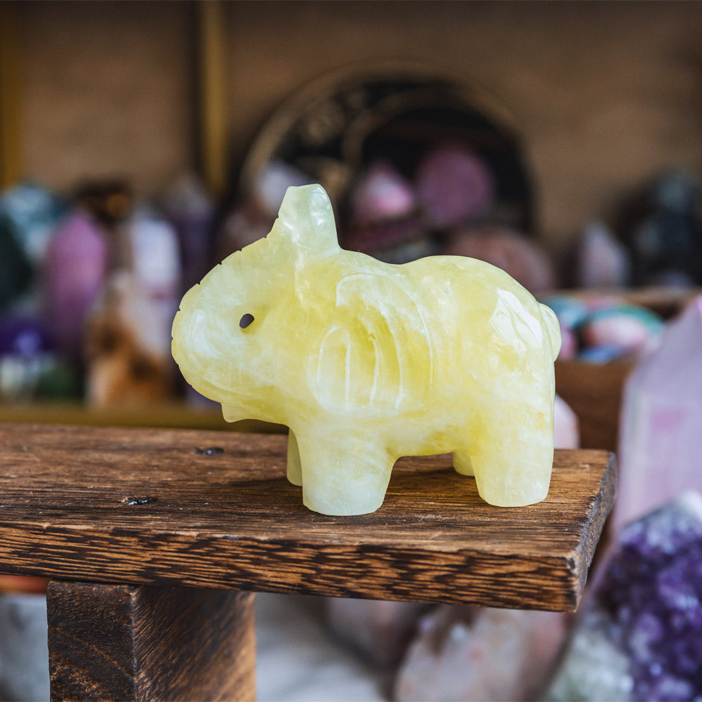 Reikistal Citrine Elephant