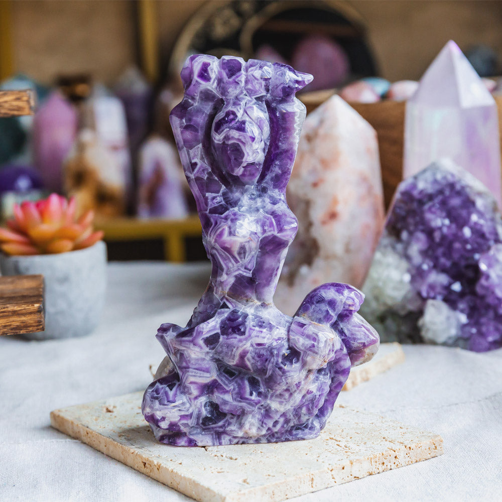 Reikistal Dream Amethyst Mermaid