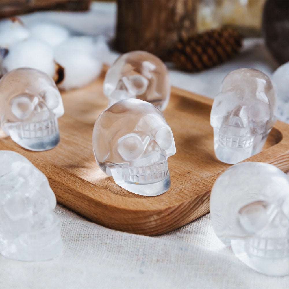 Reikistal 2'' Clear Quartz Skull