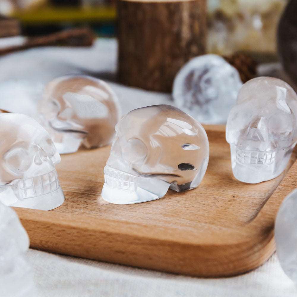 Reikistal 2'' Clear Quartz Skull