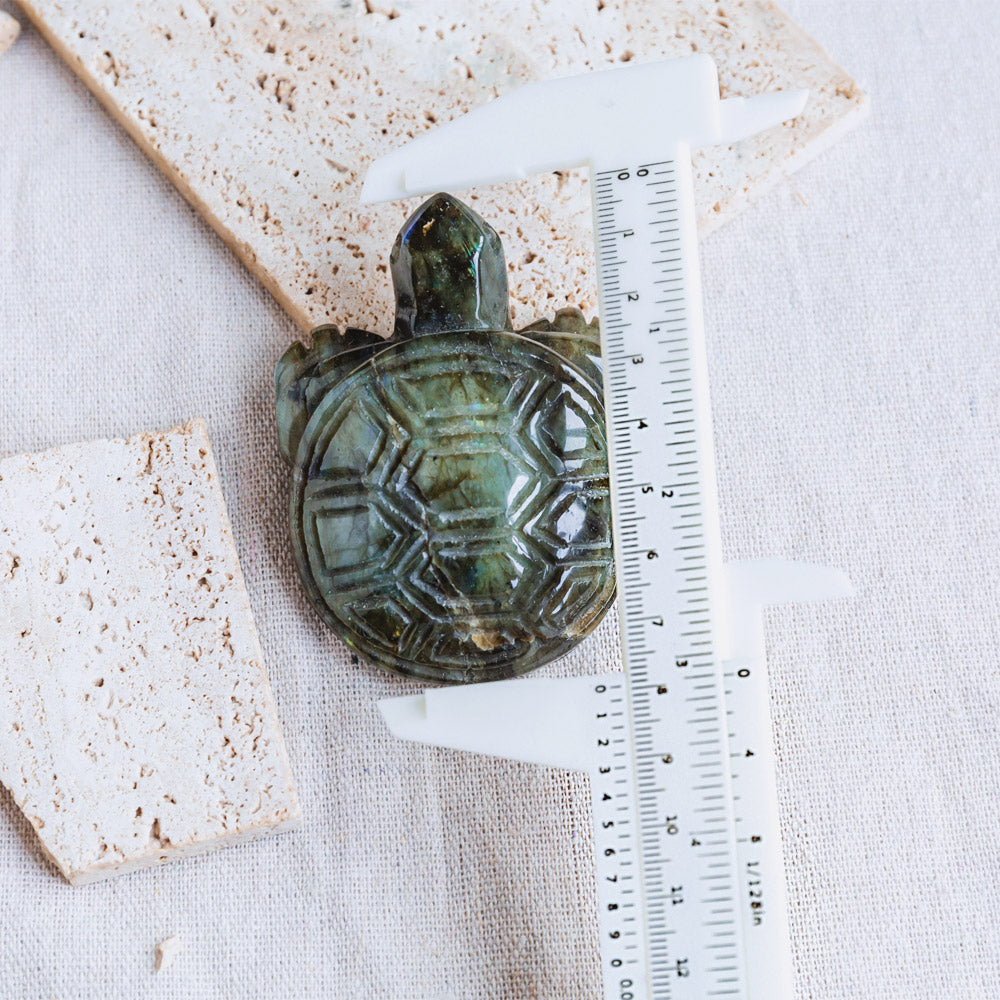 Reikistal Labradorite Tortoise