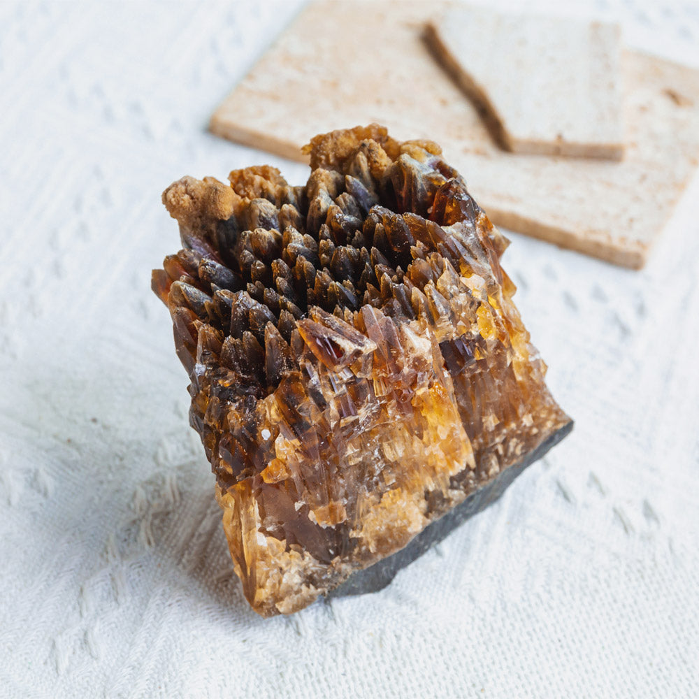 Reikistal Amber Calcite Cluster