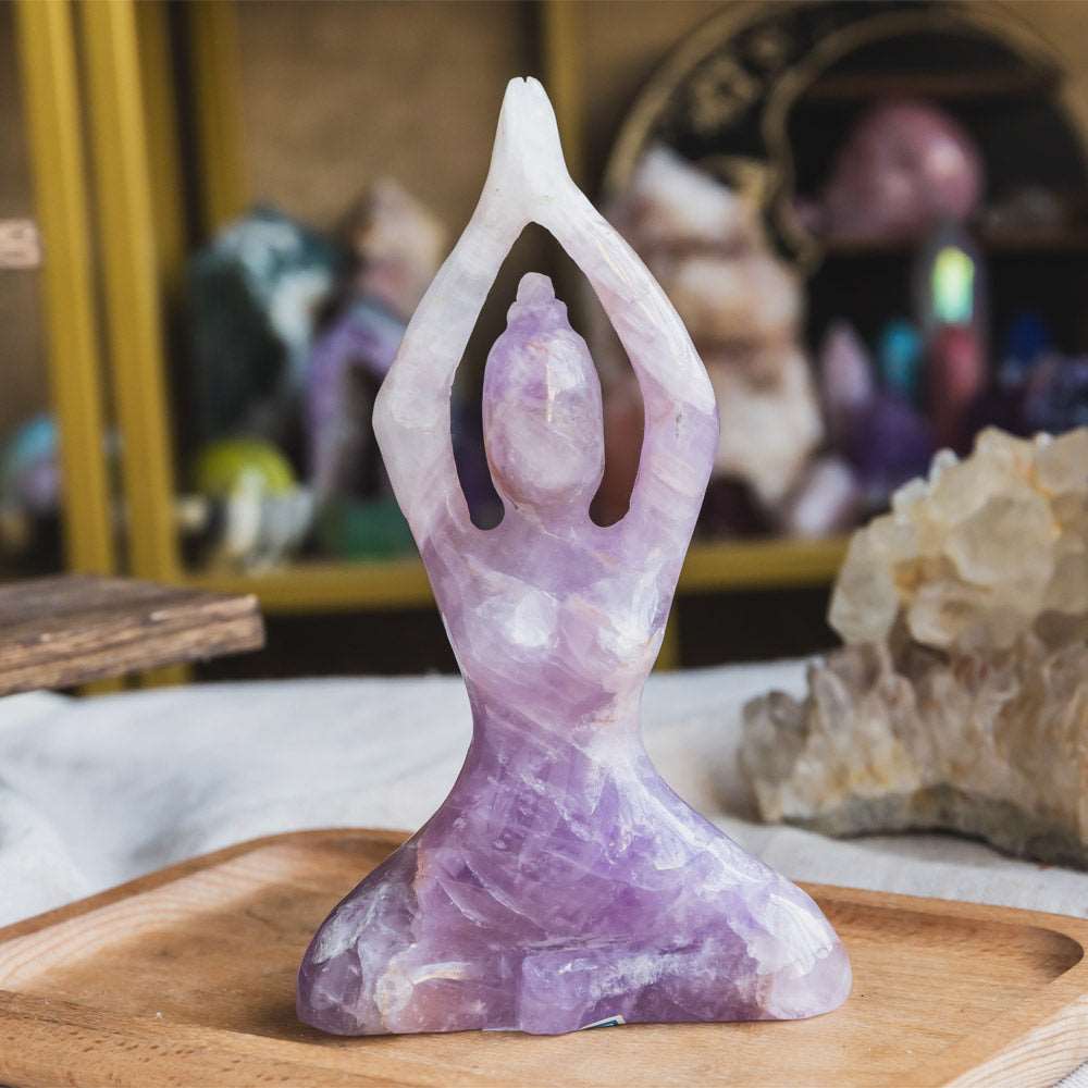 Reikistal Amethyst Yoga Goddess