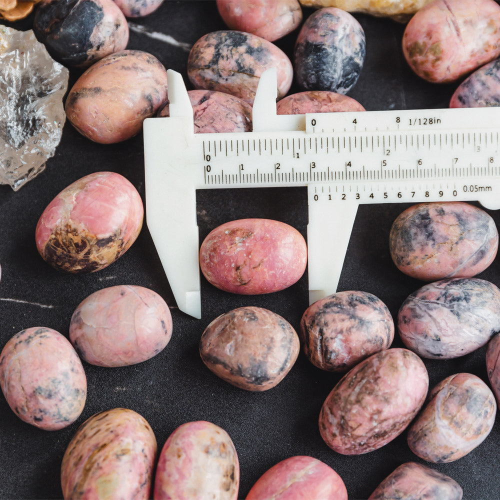 Reikistal Rhodonite Tumbled Stone