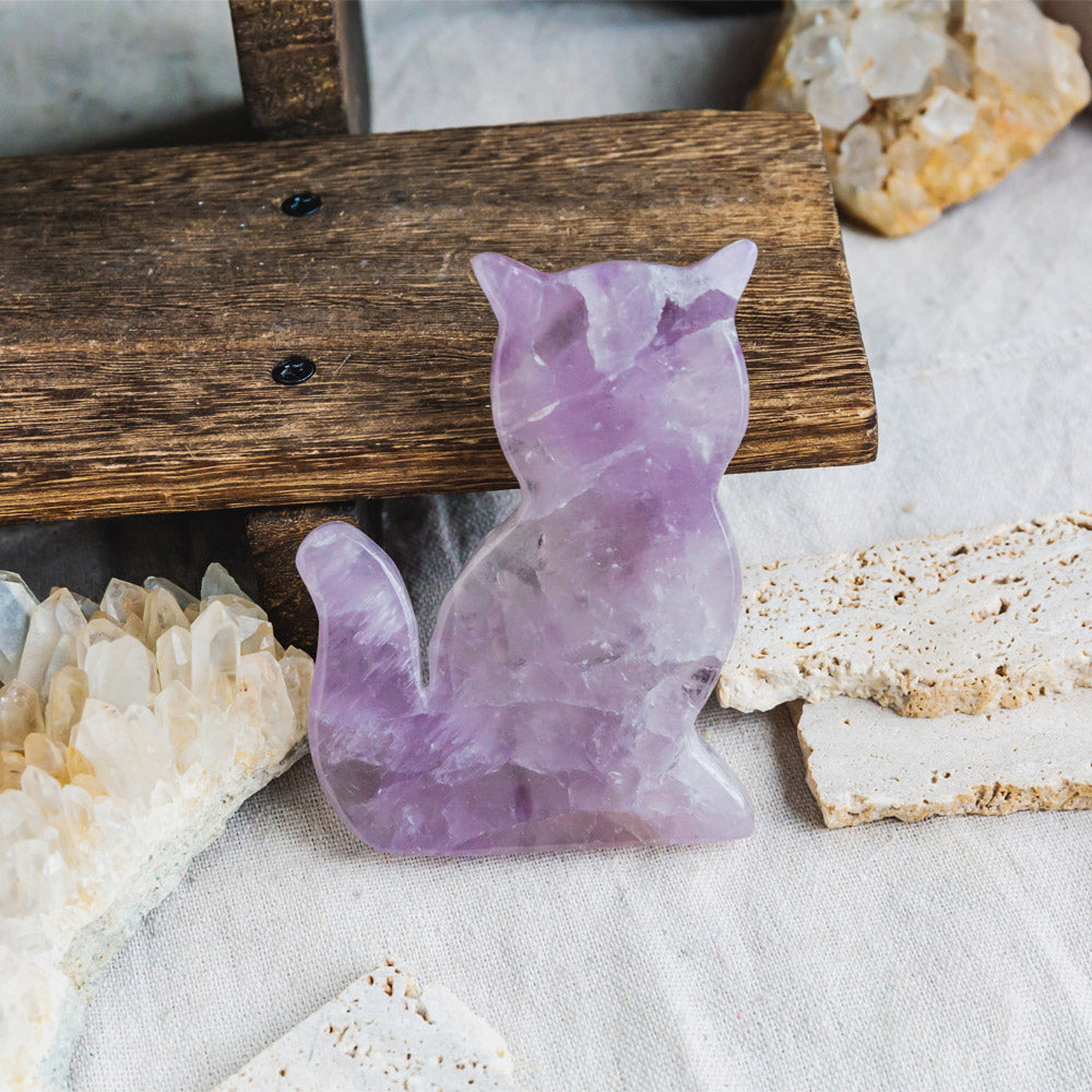 Reikistal Amethyst Cat Slice