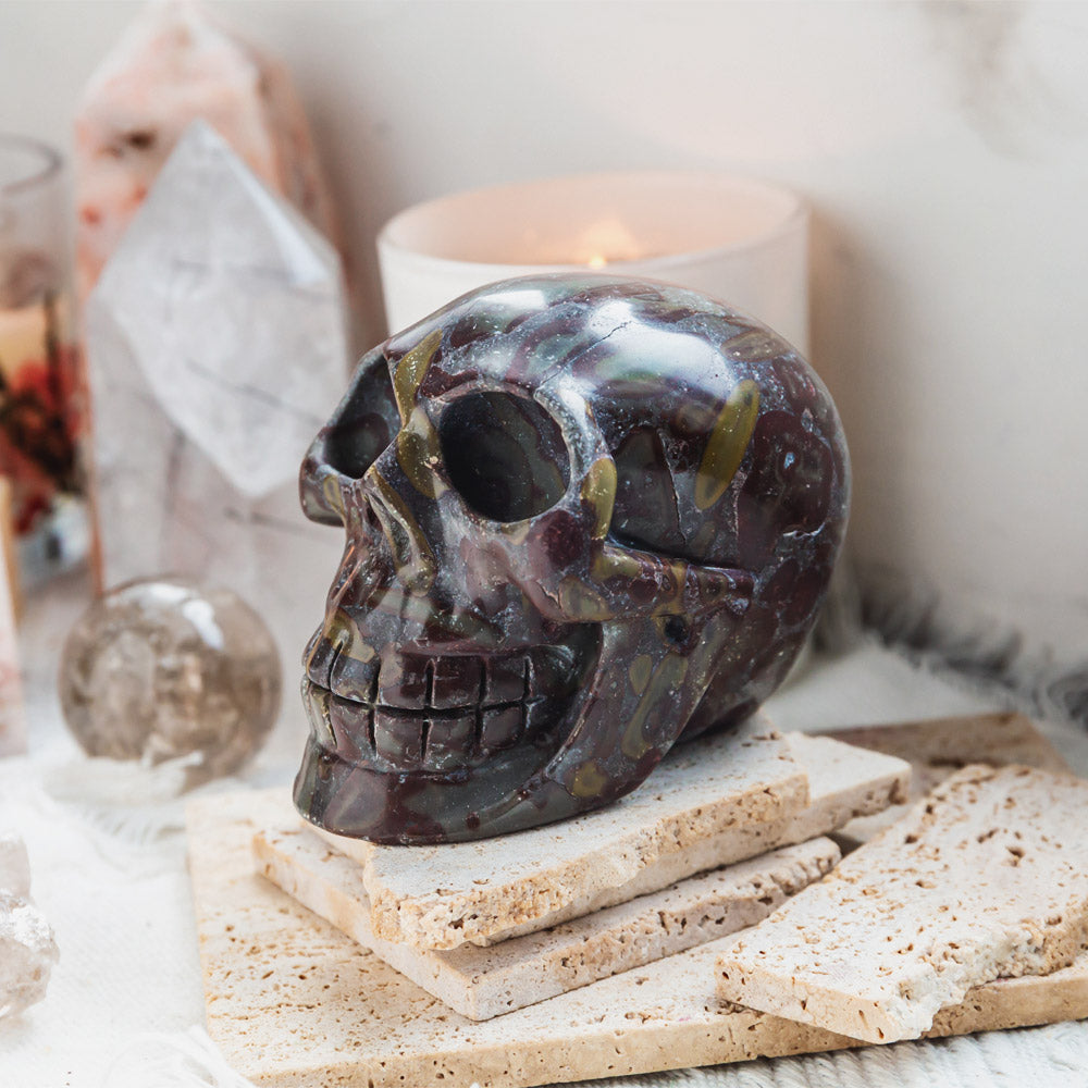 Reikistal Bamboo Leaf Skull