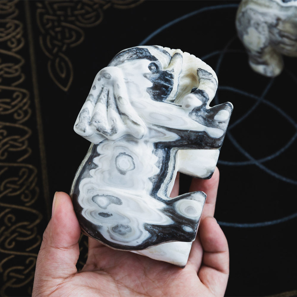 Reikistal Zebra Calcite Elephant