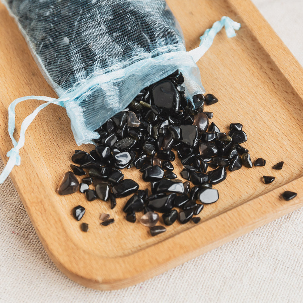 Reikistal Black Obsidian Chips 100g