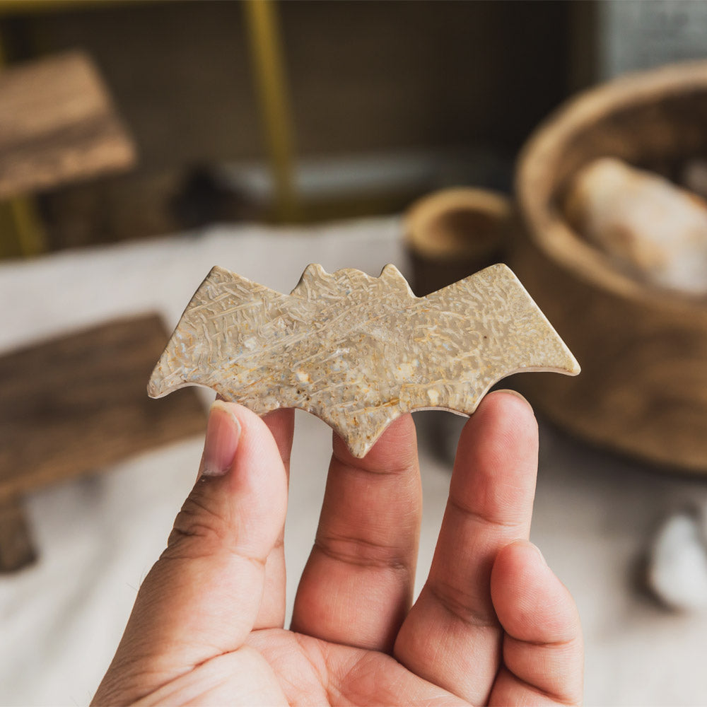 Reikistal Coral Jasper Bat
