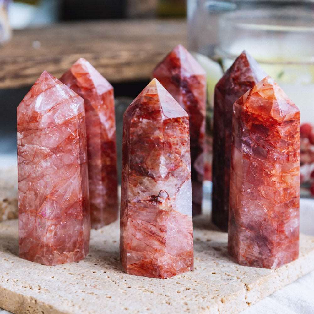 Reikistal 2'' Fire Quartz Point