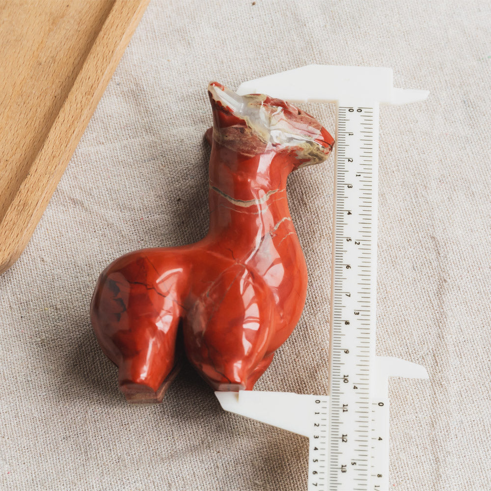 Reikistal Red Jasper Llama