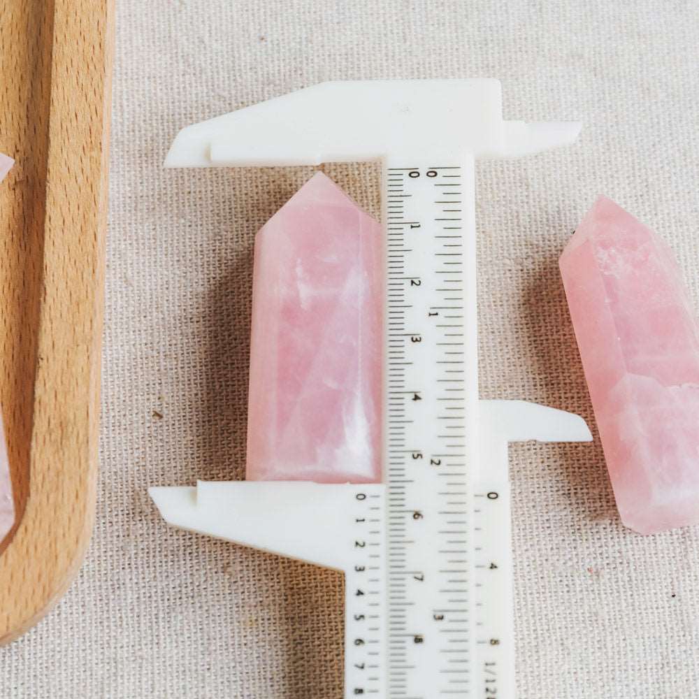 Reikistal 2‘’ Rose Quartz Point