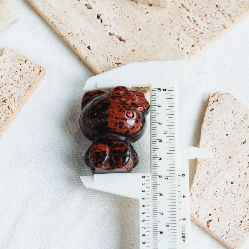Reikistal 2'' Mahogany Obsidian Hello Kitty