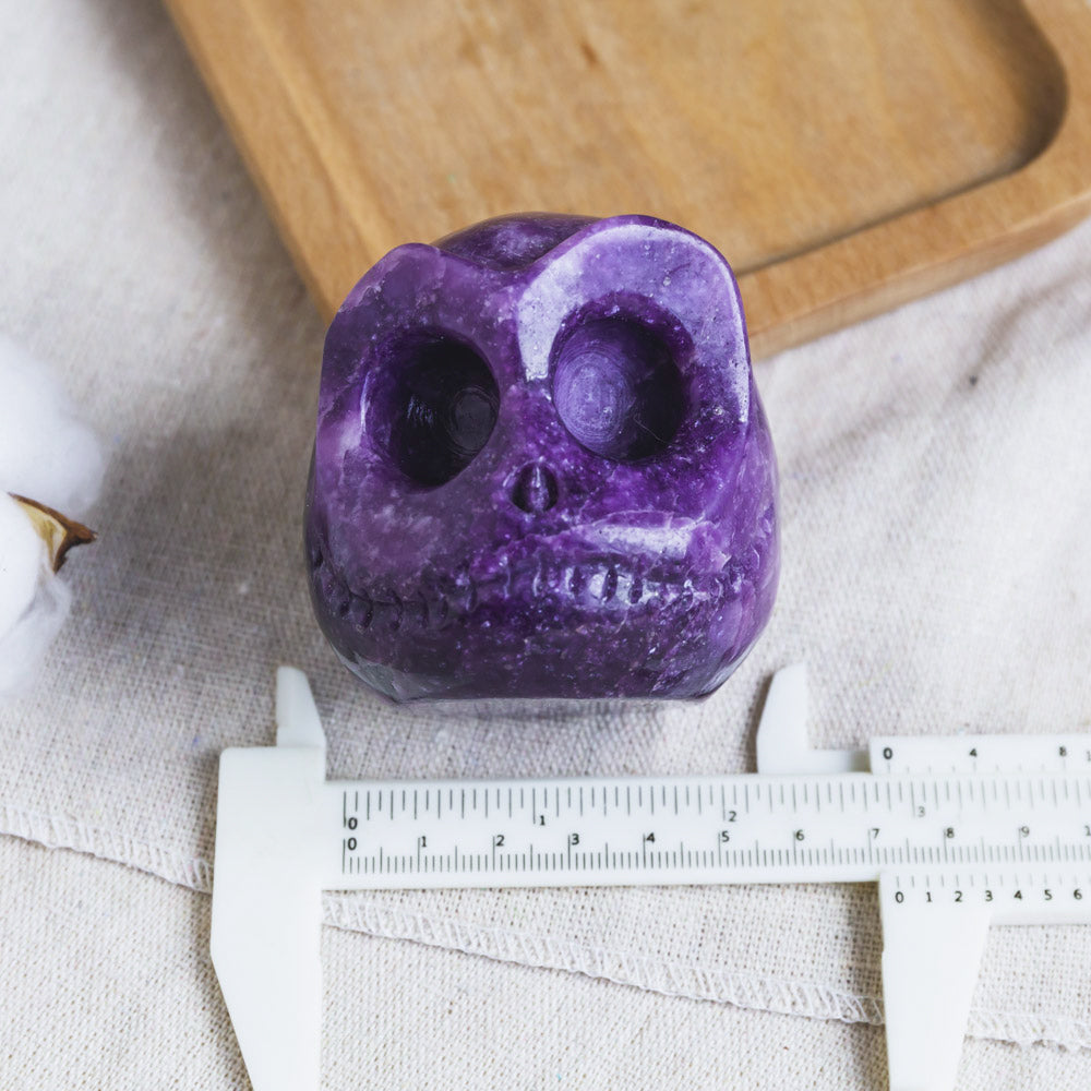 Reikistal Lepidolite Jack Skull